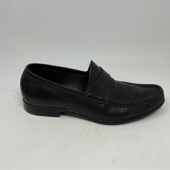 Gucci Brown Leather Men's Loafers 10D - Picture 6 of 15